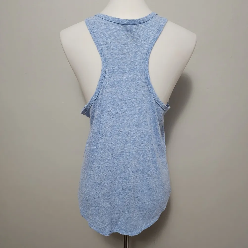 Disney Stitch Blue Heather Knit Racerback Tank Size XL - Image 4