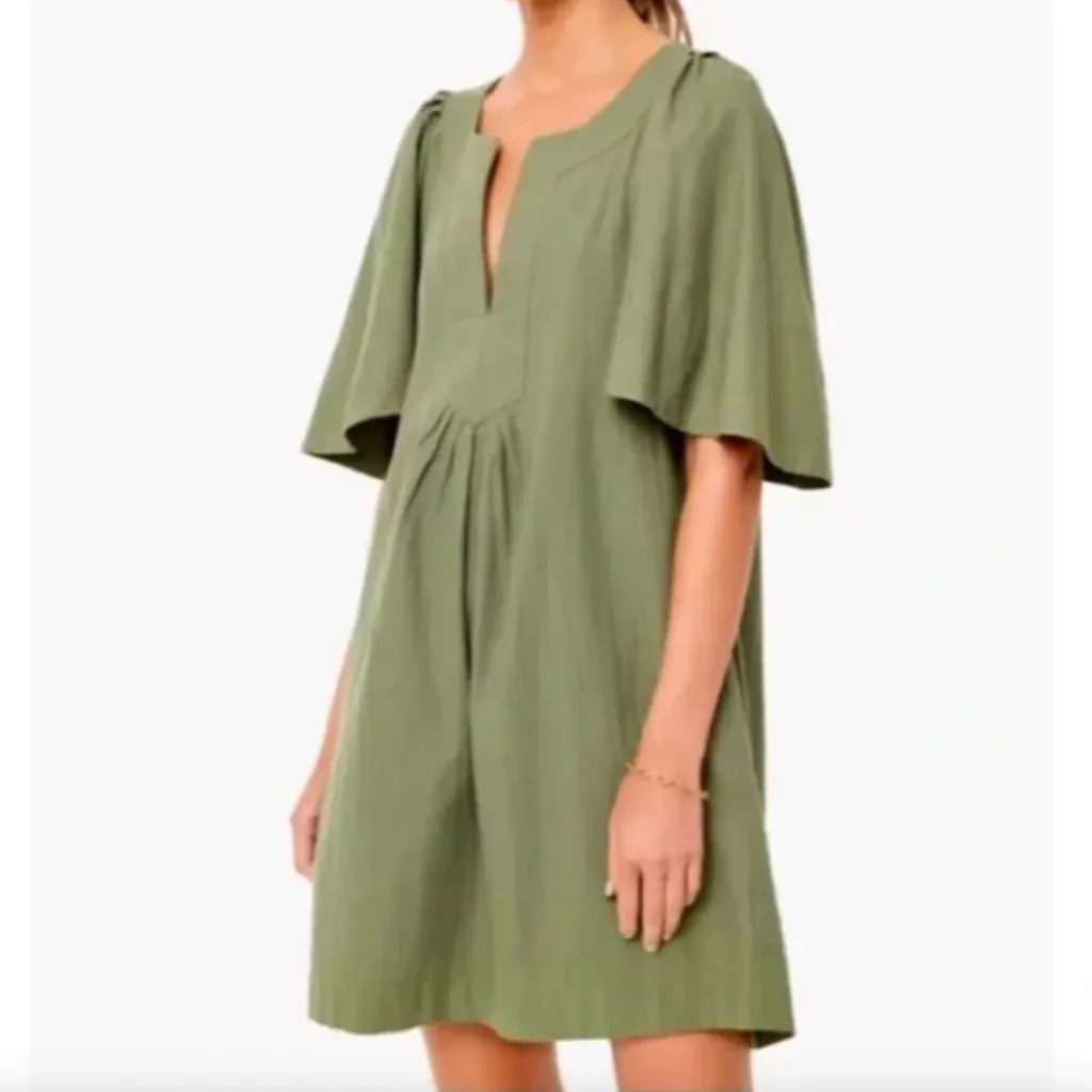 Tuckernuck Pomander Place Finley Flutter Sleeve Dres Green Size M - Image 2