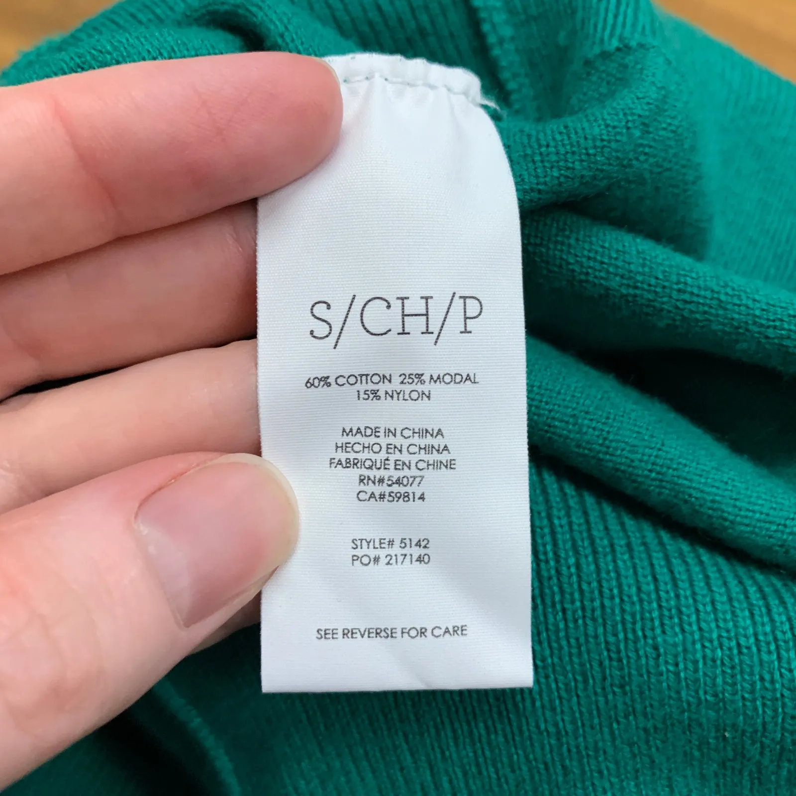 Cabi Cardigan Sweater Womens Size Small Zip Up 3/4 Sleeve Knit Green Lightweight - Image 5