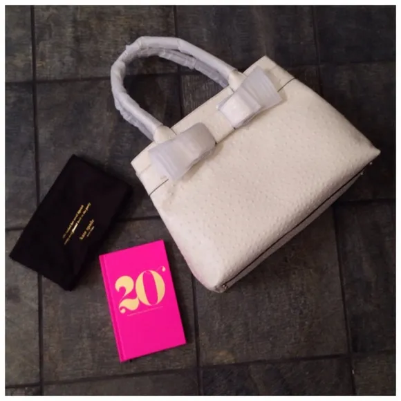 Kate Spade Charm City Ostrich Bag NWT - Image 2