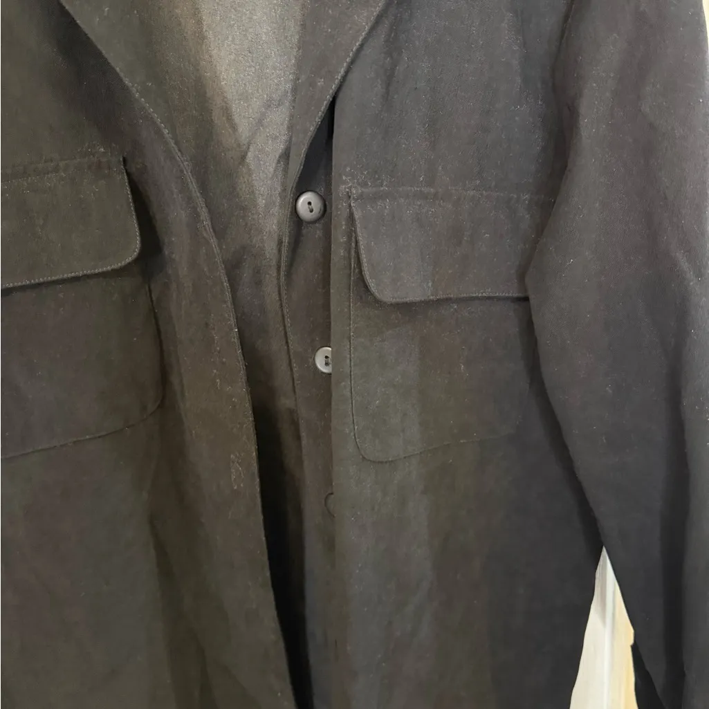 TanJay Classic Black Blazer Size 8 - Image 3