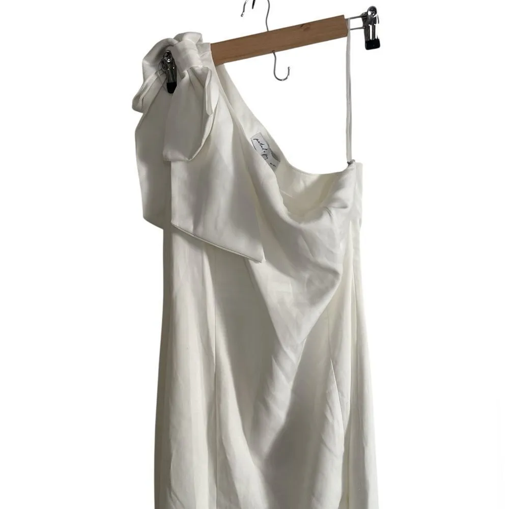 Petal & Pup White One-Shoulder NWOT 
Gown for Brides - Image 2