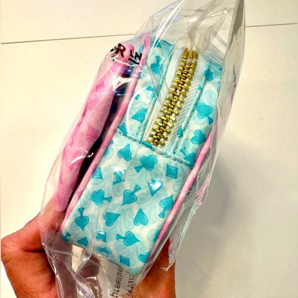 x Disney Alice in Wonderland Mini Pouch with Bow NEW - Image 6