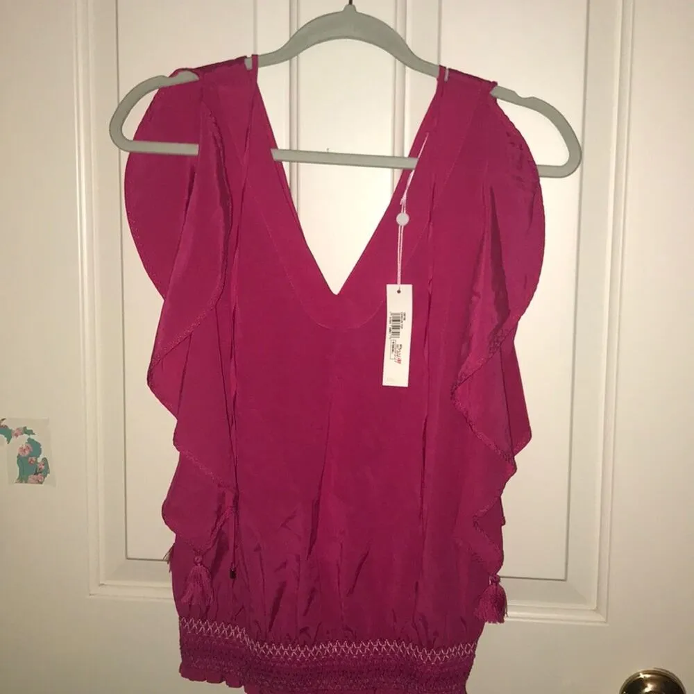 Trina Turk cancun top sleeveless pink XS NWT - Image 6