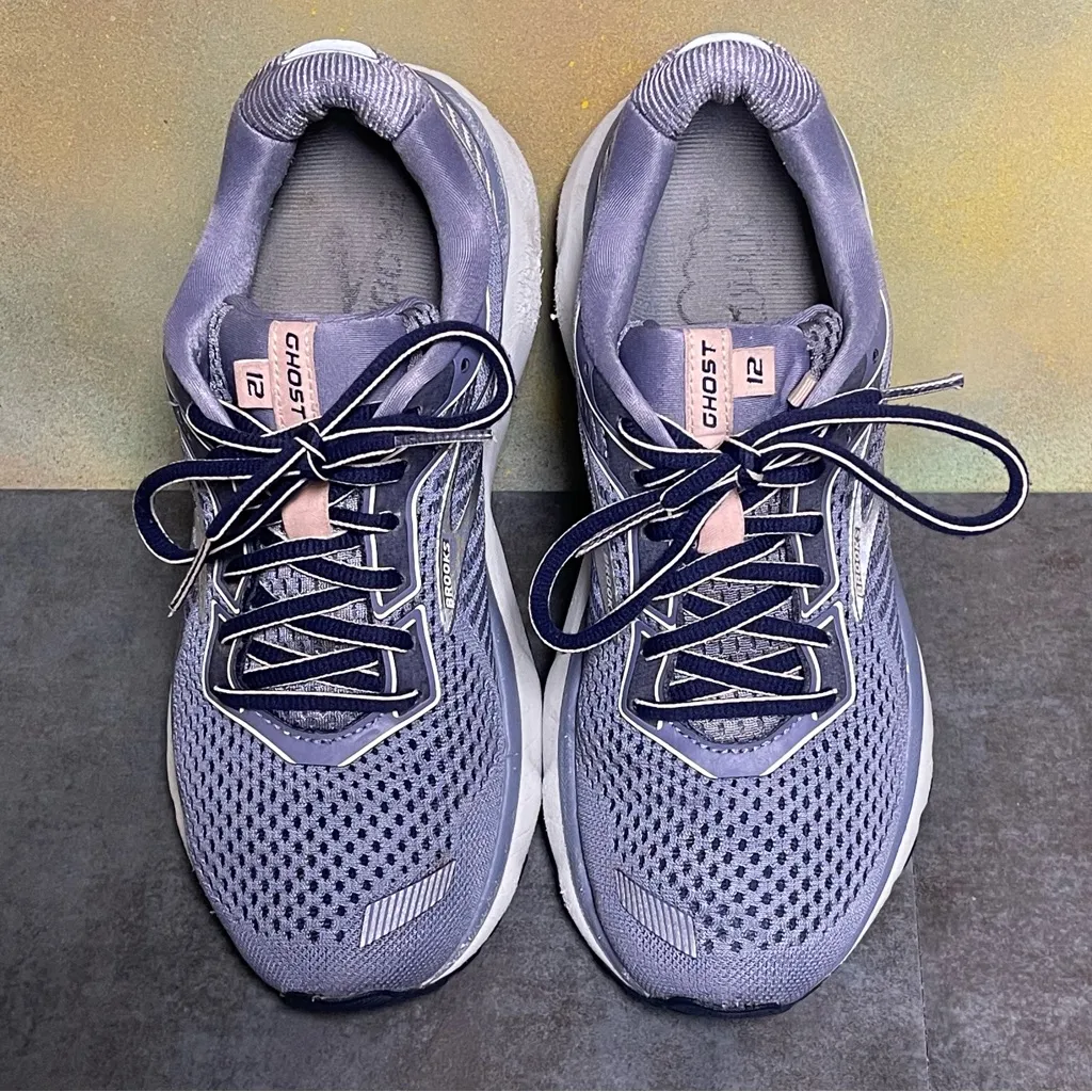Brooks Ghost 12 Women's Gray Running Shoes Size 8.5B - Image 7