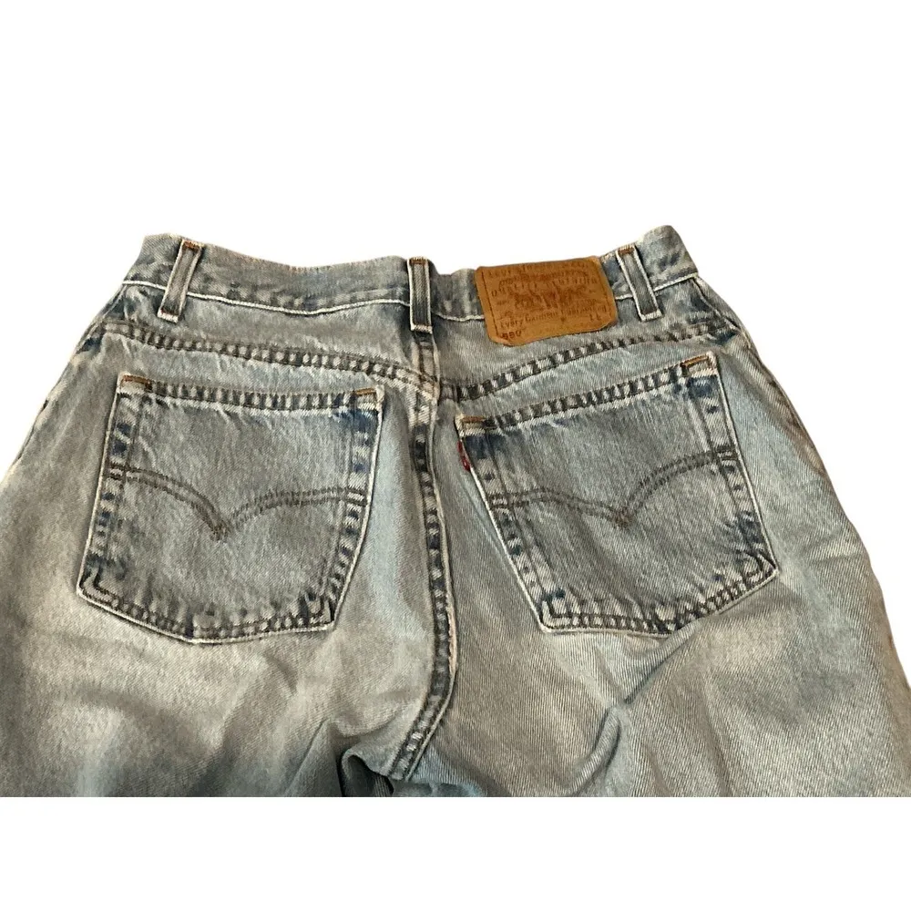 Vintage Levi's 550 Relaxed Fit 10 M Mis Tapered Leg Denim  Jeans 90's Cotton MOM - Image 3