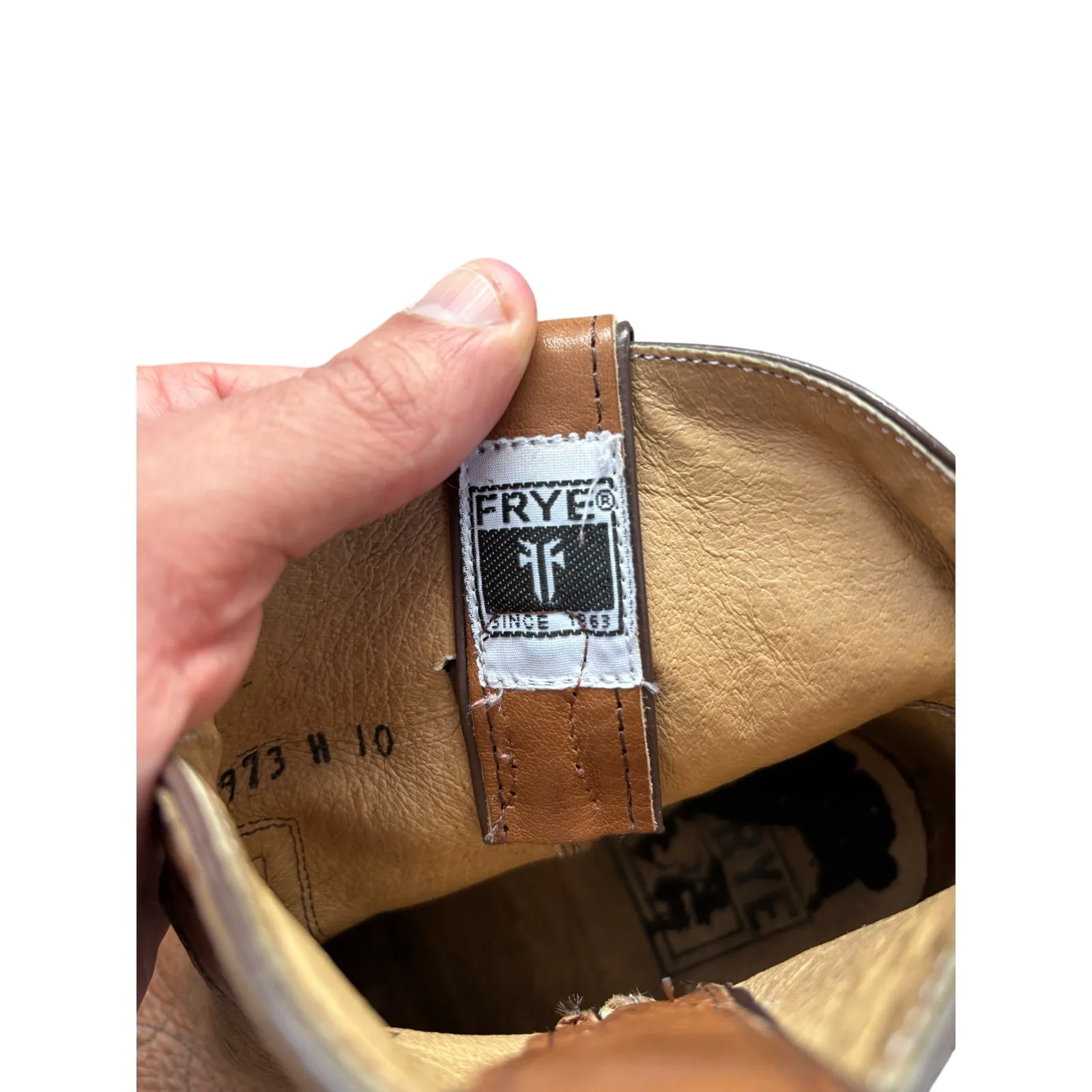 Frye Billy Short Boots in cognac leather, women’s size 7 B - Image 11