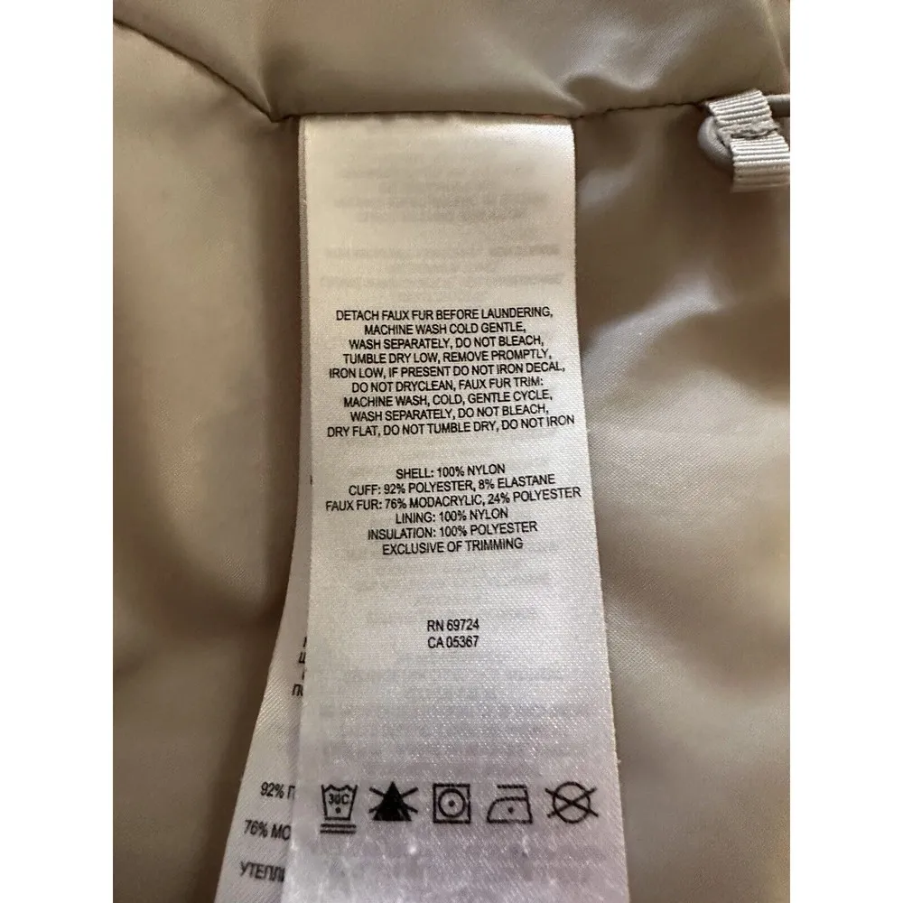 Columbia Down Jacket Women Large Pink/ Salmon Full Zip Puffer - Image 8