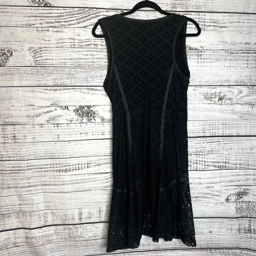 Desigual by C. Lacroix Dress Croacia Black Sleeveless Lg - Image 3