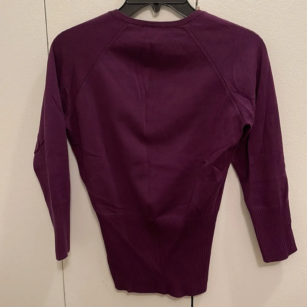 NWOT The Limited plum sweater - Image 4
