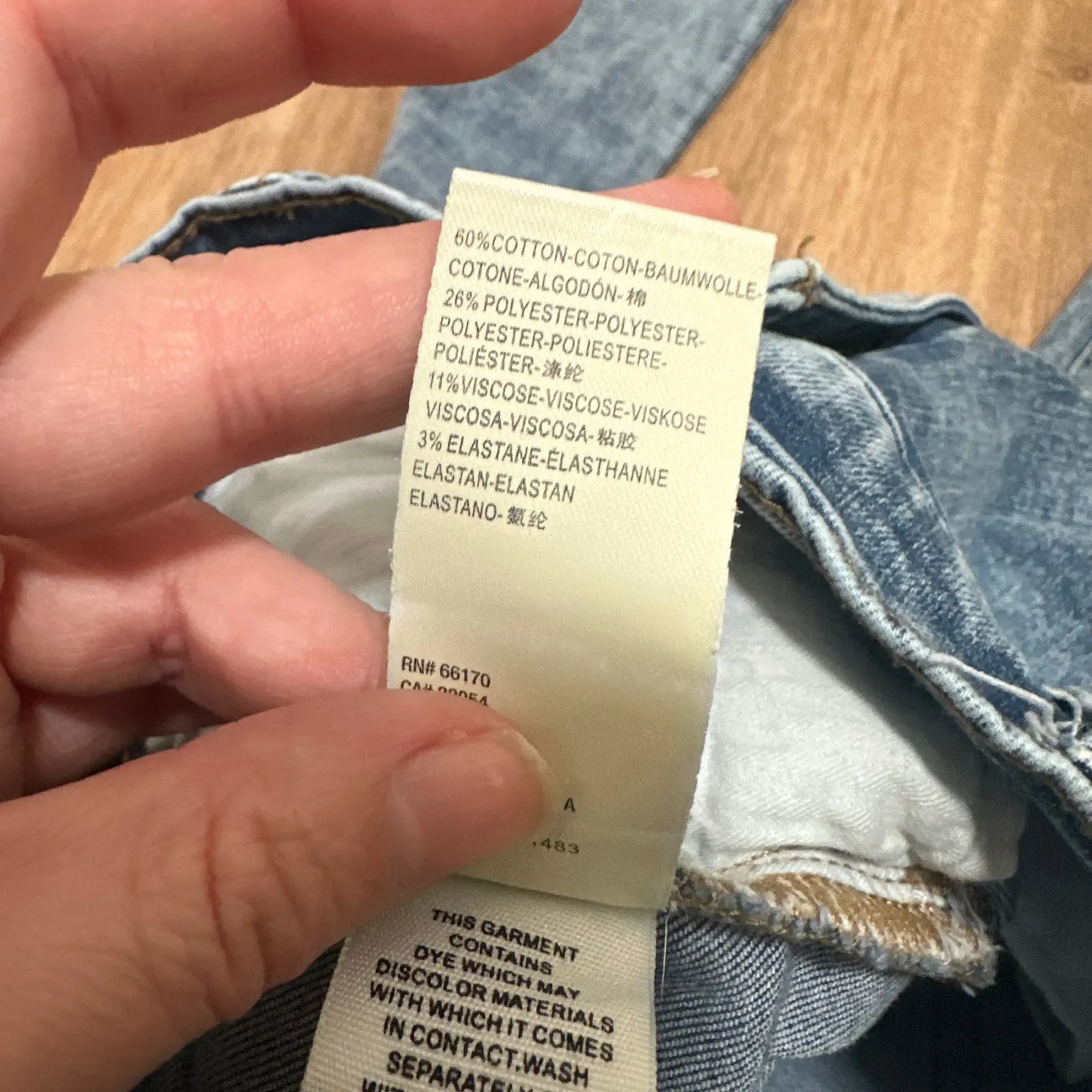 Free People | Women's Y2K Acid Wash Frayed Hem Distressed Skinny Jeans, Size 27 - Image 7