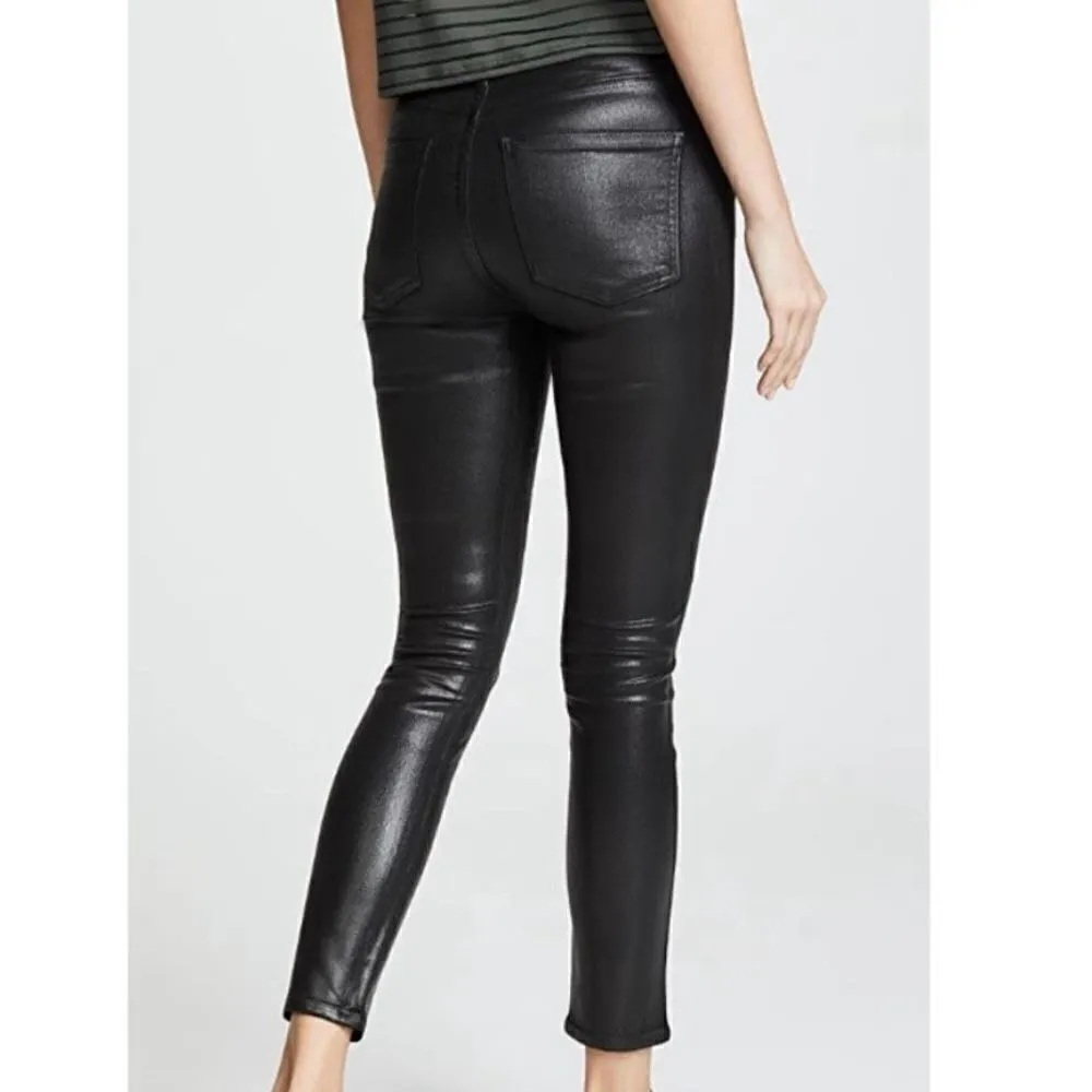 Citizens of humanity coated leather look rocket high rise skinny 26 - Image 4