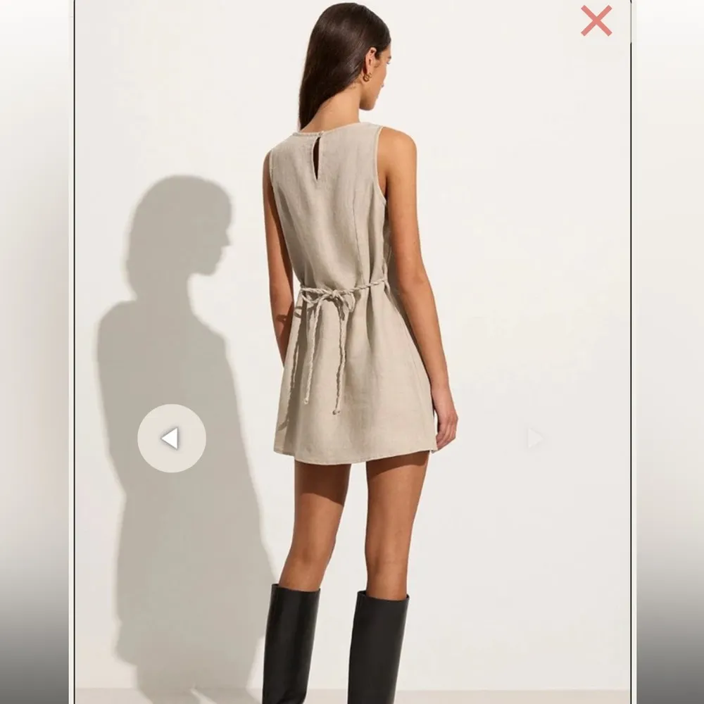 FAITHFULL THE BRAND - Lui Mini Dress in Natural - Image 7