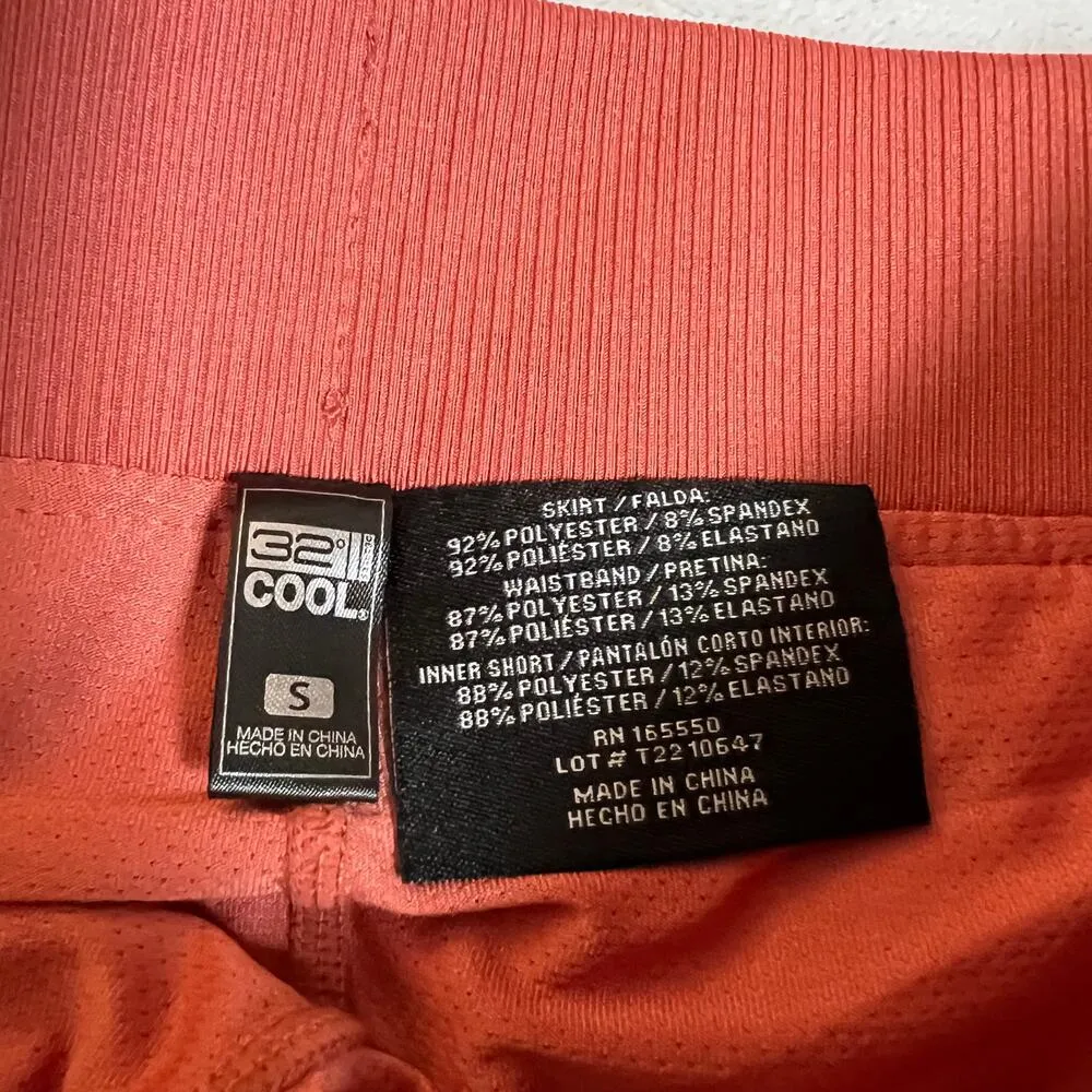 32 Degrees Cool Women's Pull On Activewear Skort Size Small Athleisure Colorful - Image 4