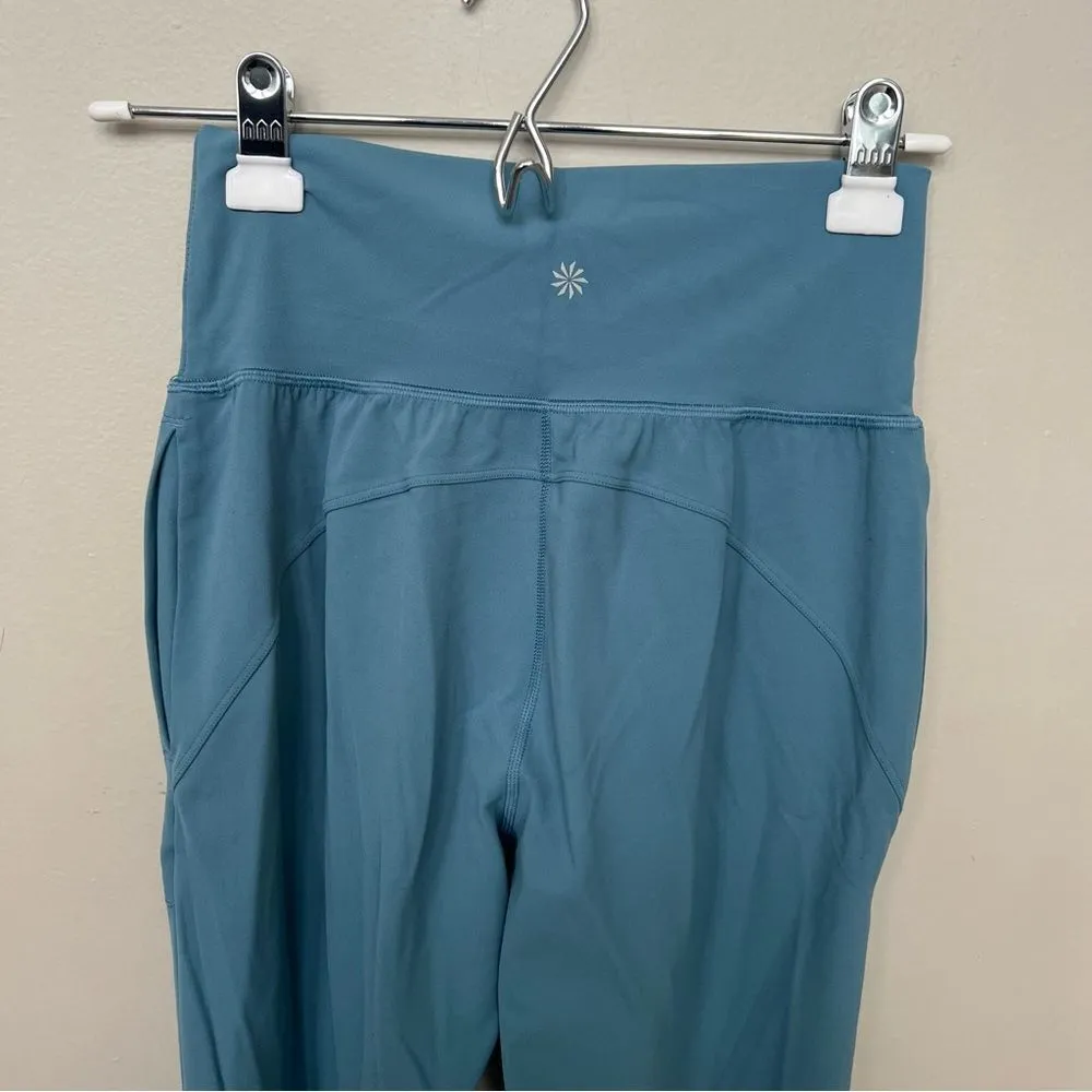 Athleta Salutation Jogger Pant in Powervita Light Blue Teal High Rise Size XS - Image 7