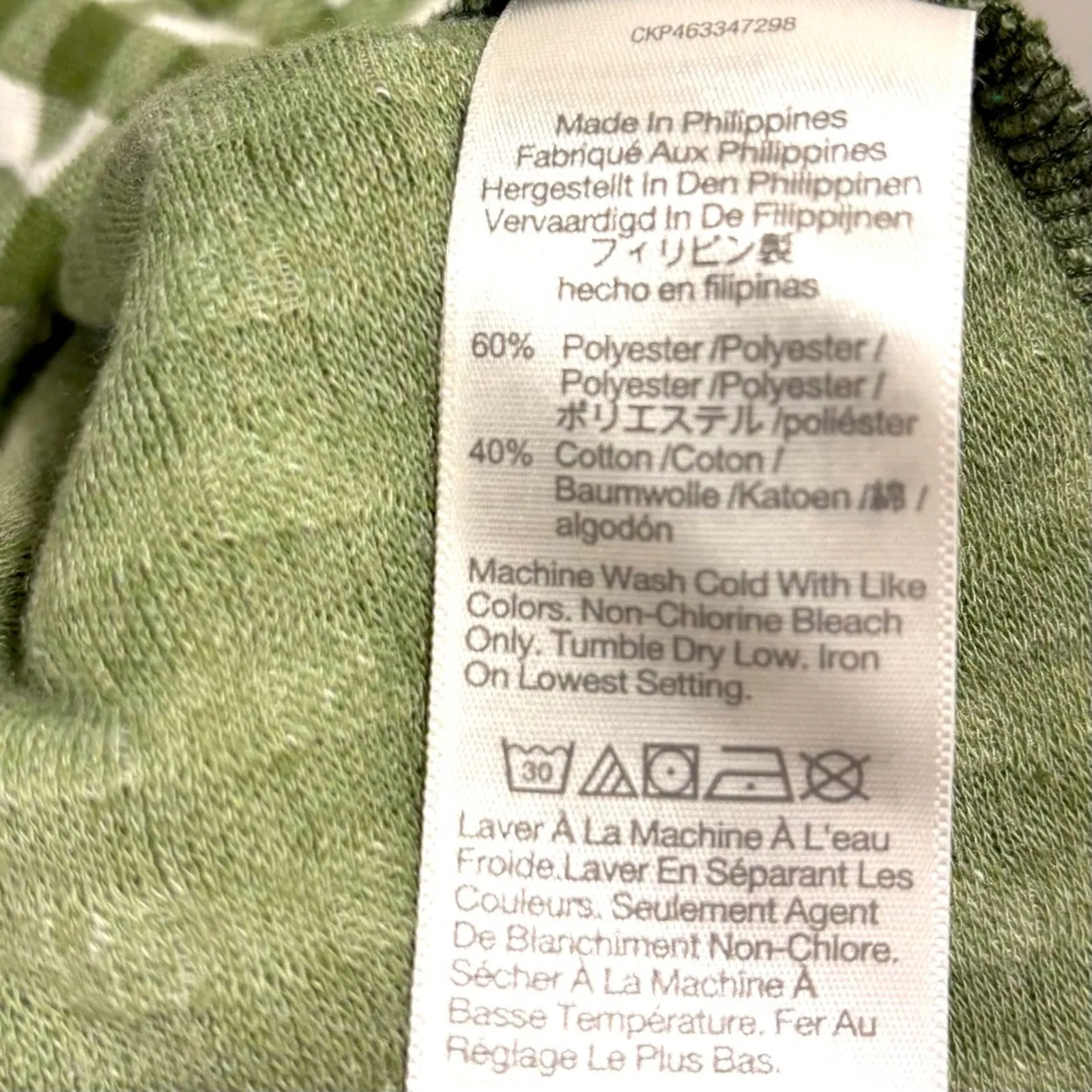 MADEWELL Puff-Sleeve Dress Gingham coquette cottage checkered, Green white, XS - Image 10