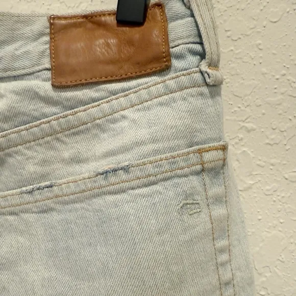RAG & BONE Dre Low Rise Cutoff Denim Shorts‎ in Charleston Wash size 26 - Image 4