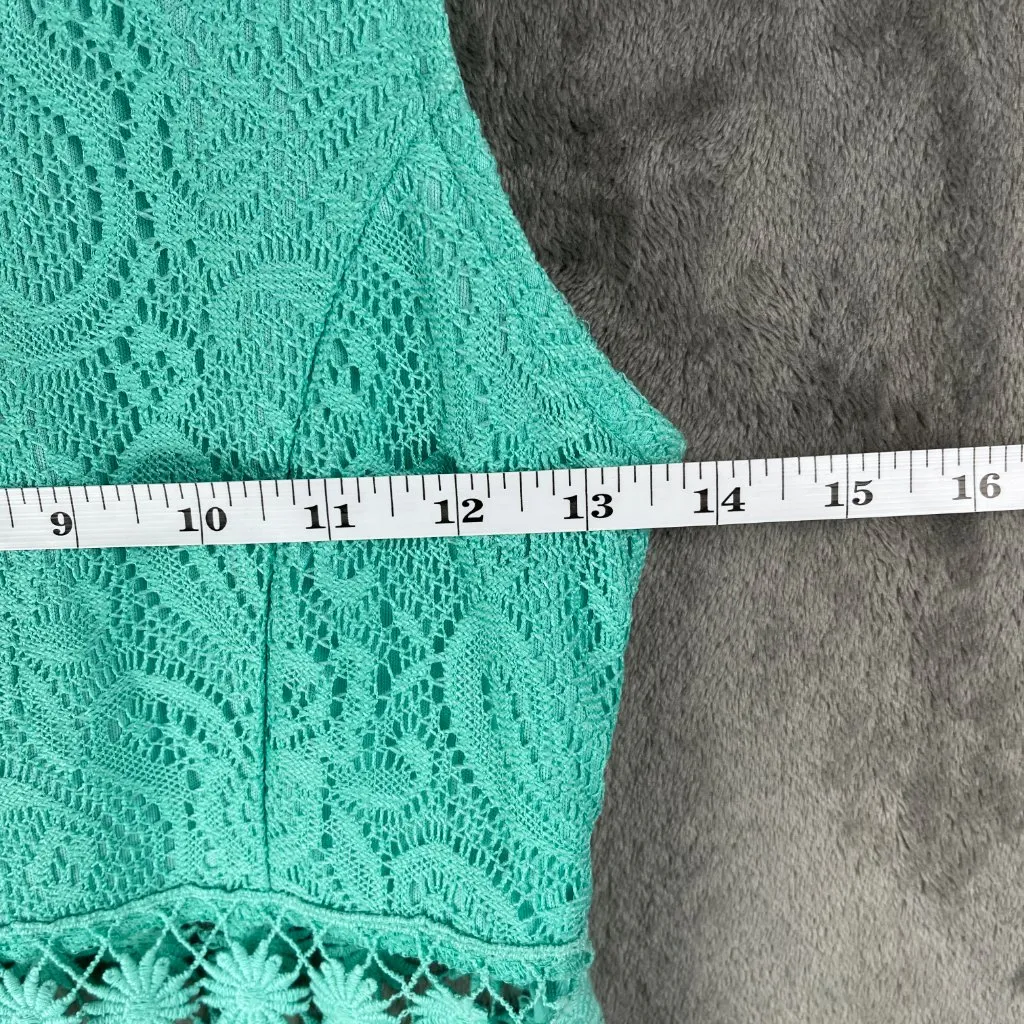 Bailey Blue Dress Women's XS/S Turquoise Lace Fit Flare Easter Church Party NWT - Image 4