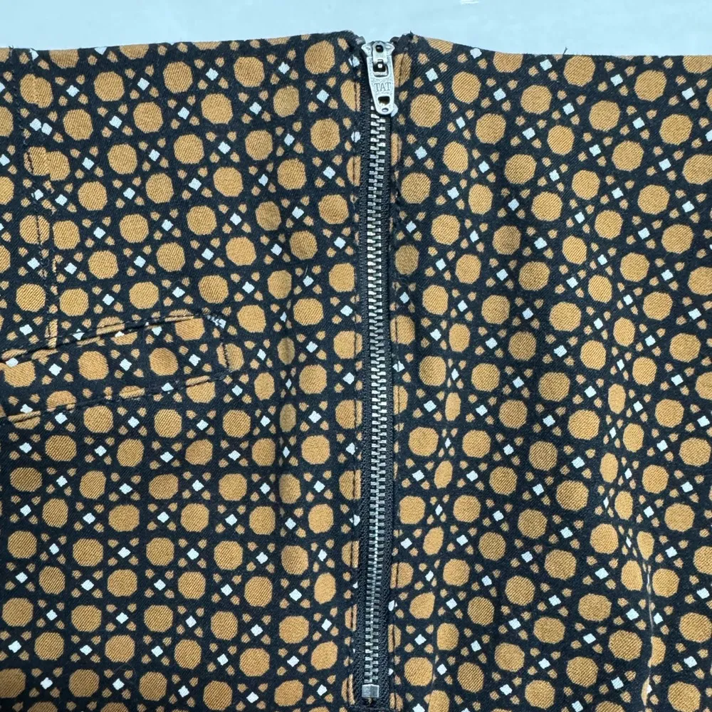 Anthropologie The Essential Slim Trousers Pants Geometric Women’s Size 14 - Image 4