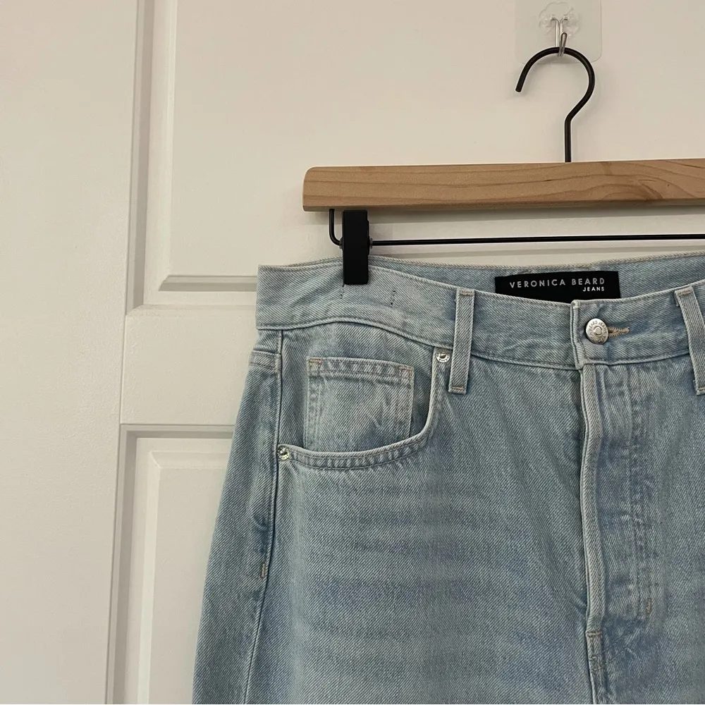 NEW Veronica Beard Jeans Blake Crop Classic Straight Aire - Image 8