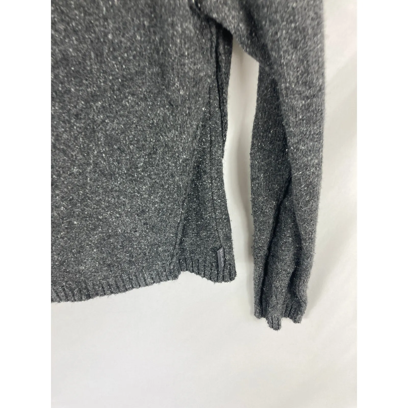 Woolrich Grey Full Zip Sweater Size Small - Image 2