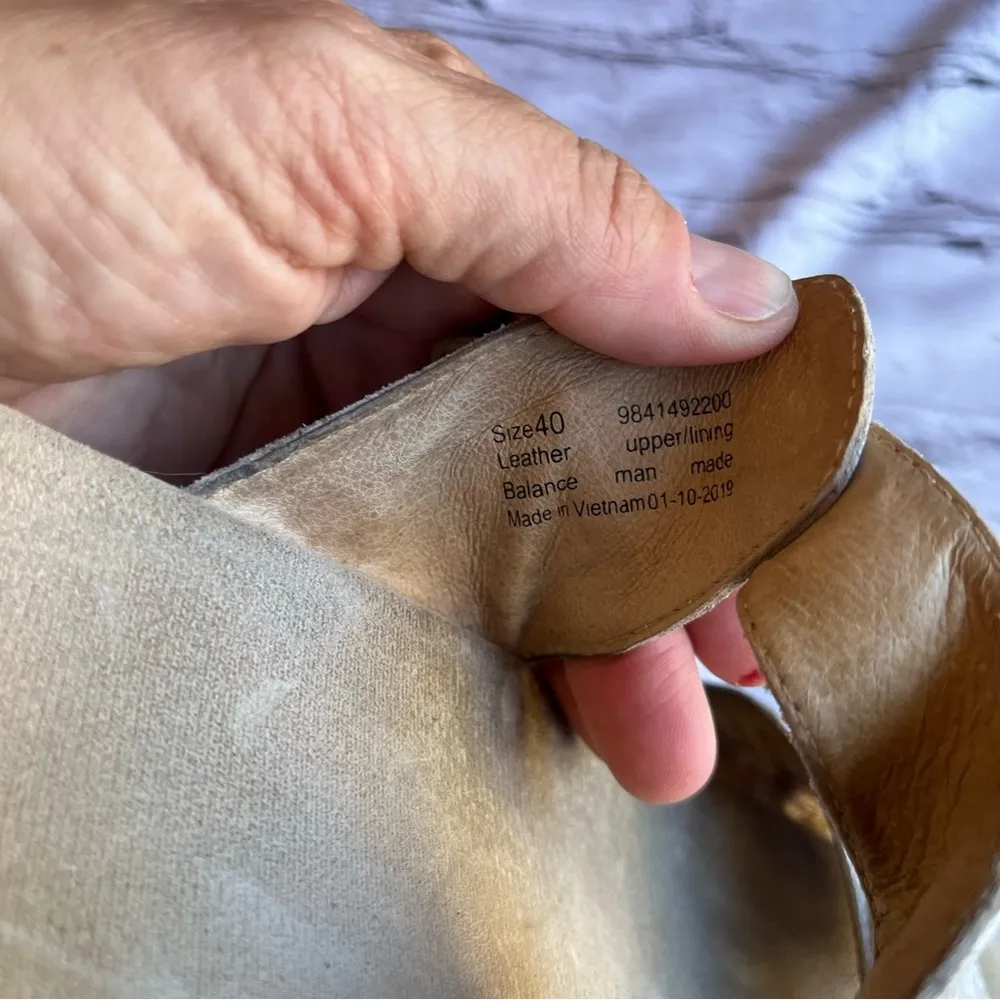 Dansko Clogs Comfort Sandals Distressed White Size 40 - Image 12