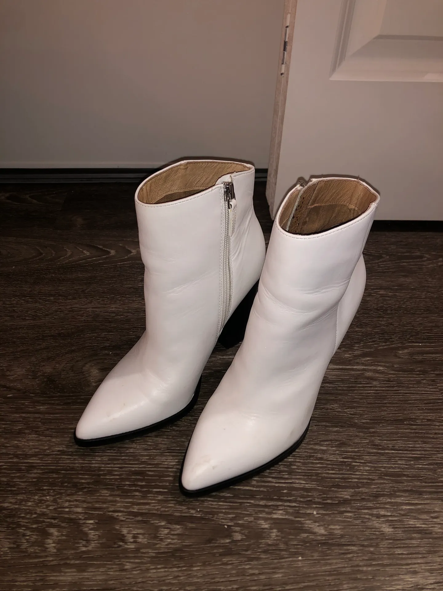 Halogen White Booties - Image 4