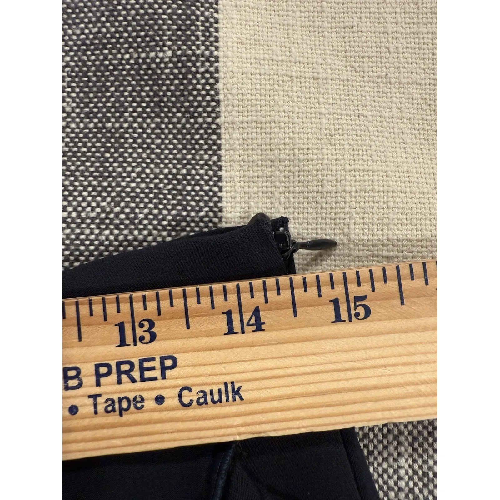 EMPORIO ARMANI Women Size 6 US Skirt Side Zip Tie Tux Tie Front Slit Unlined - Image 11