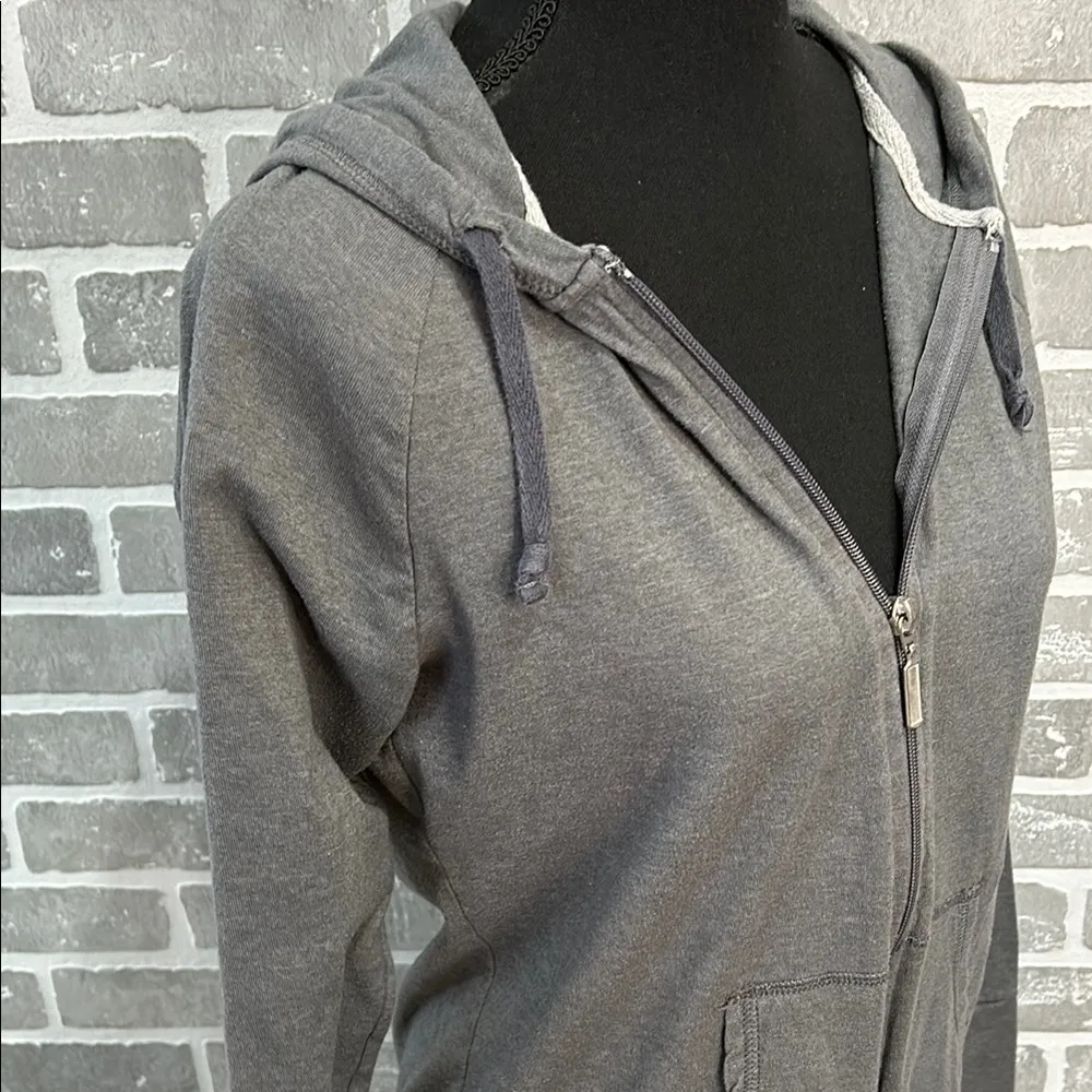 Champion Gray Zip-Up Hoodie - Image 3
