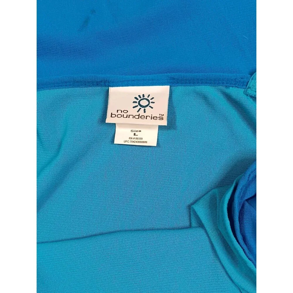 Vintage Y2K 90s Baby Streetwear Strappy Layered Slip Dress Large Blue - Image 3