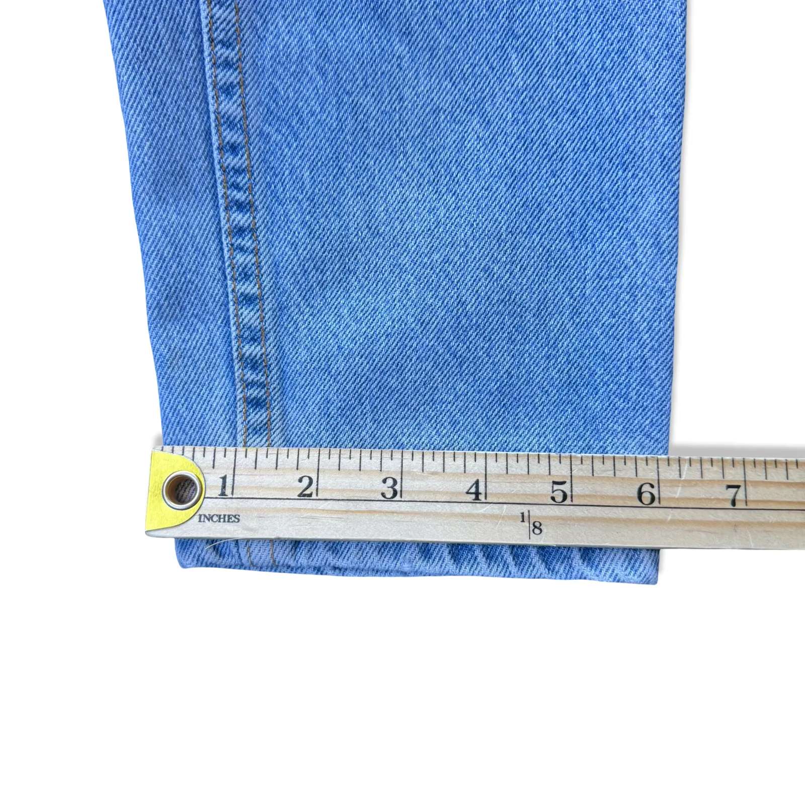 Vintage Levi’s 950 Women’s Blue Jeans 7 MED USA Made Relaxed Fit Tapered Leg - Image 4