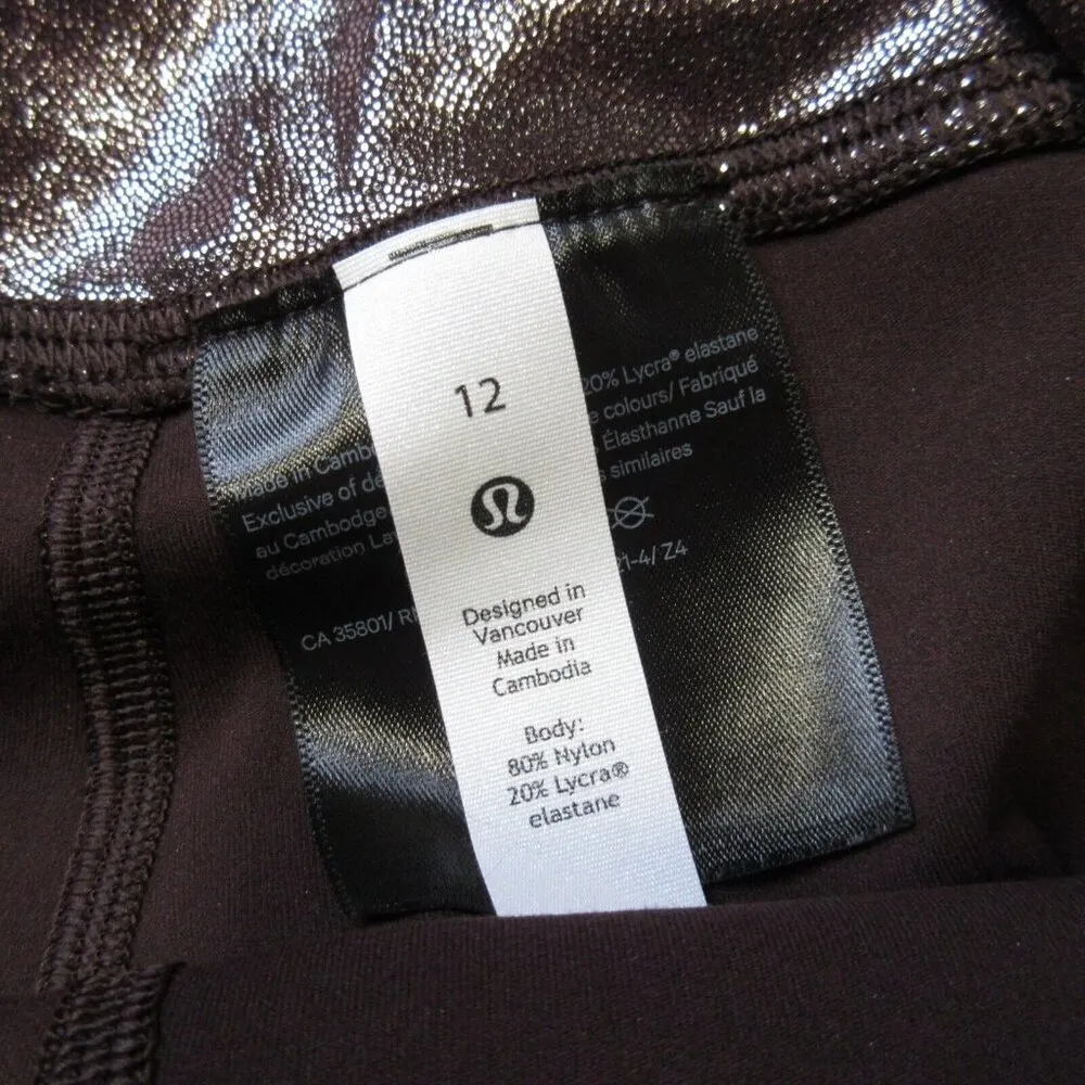 NWT Lululemon Align High-Rise Pant 25" *Shine Radiate Foil Print French Press 12 - Image 7