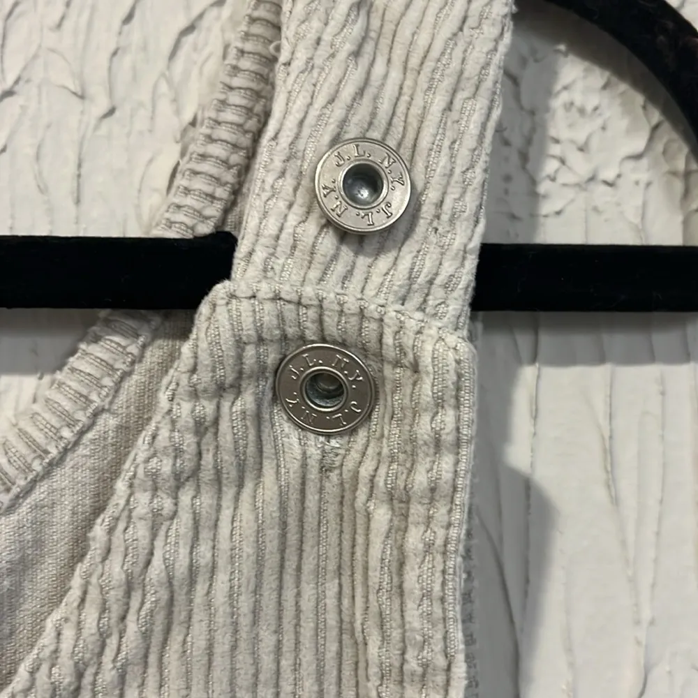 J.L.N.Y. Vintage Corduroy Beige Jumper size small Tan - Image 7