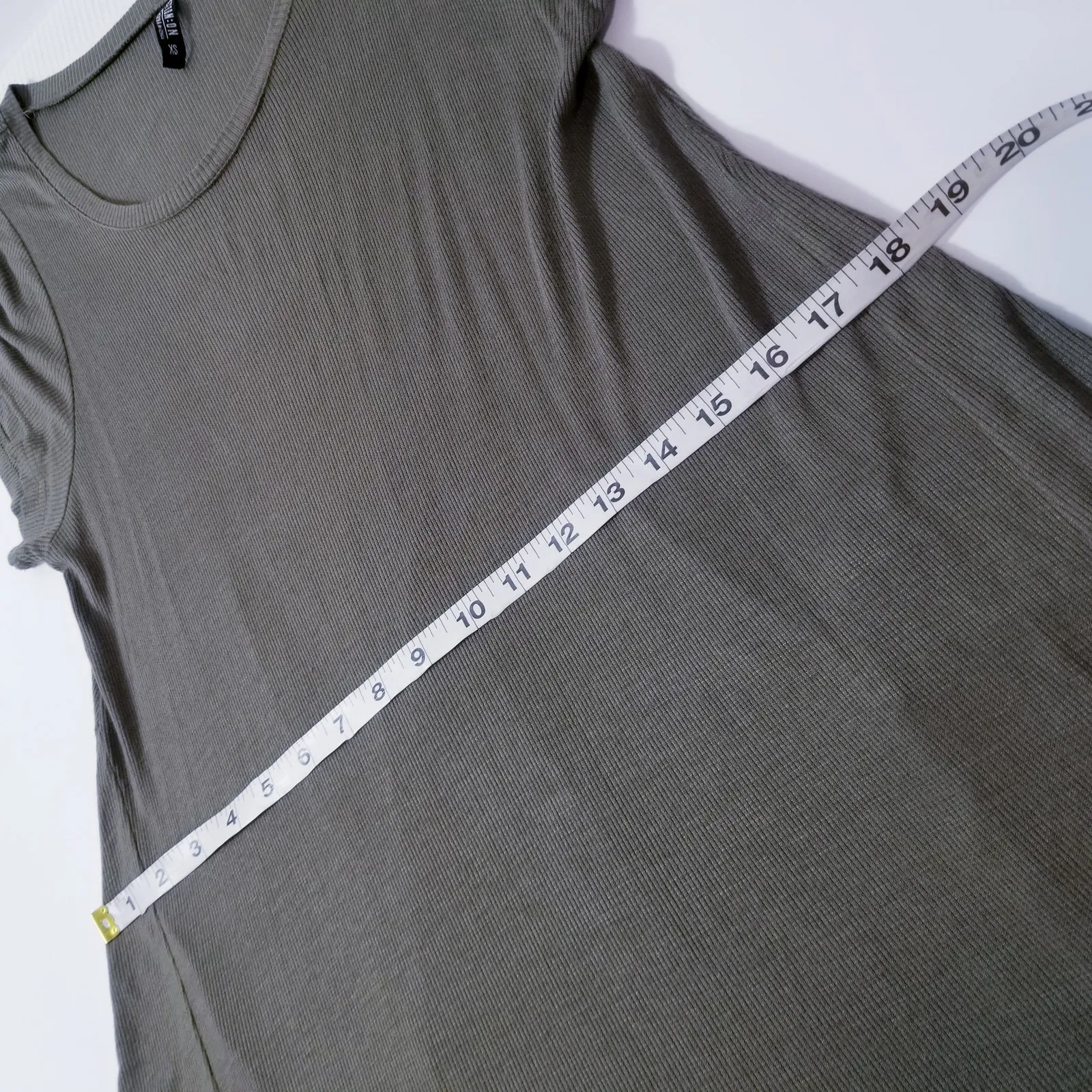 Cotton On Olive Green T-Shirt Dress - Image 7