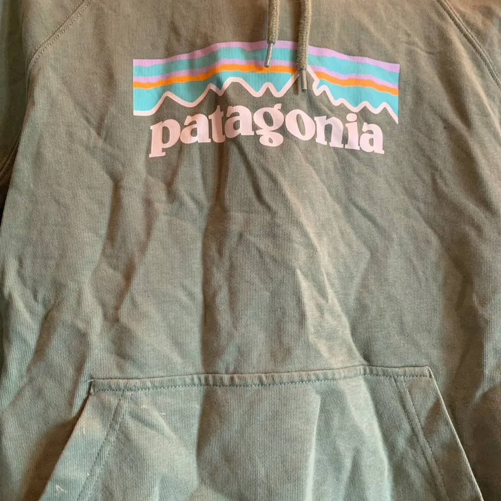 Patagonia Sage Green Womens Pullover Top Size M Hoodie Casual Clothing - Image 2