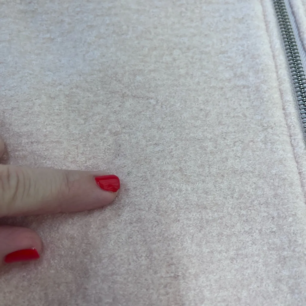 Lands End light pink wool blend jacket size 16p‎ - Image 6