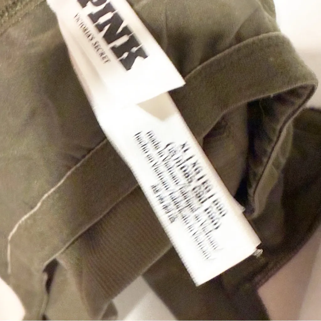 Victorias Secret Pink Green Seamless Vneck Push-up Bra Lace Trim Size XL - Image 3