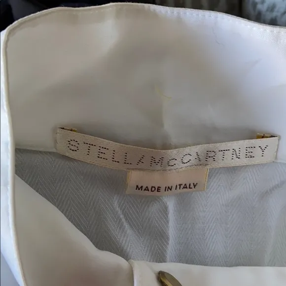 Stella McCartney beautiful tuxedo top with wide - Image 2