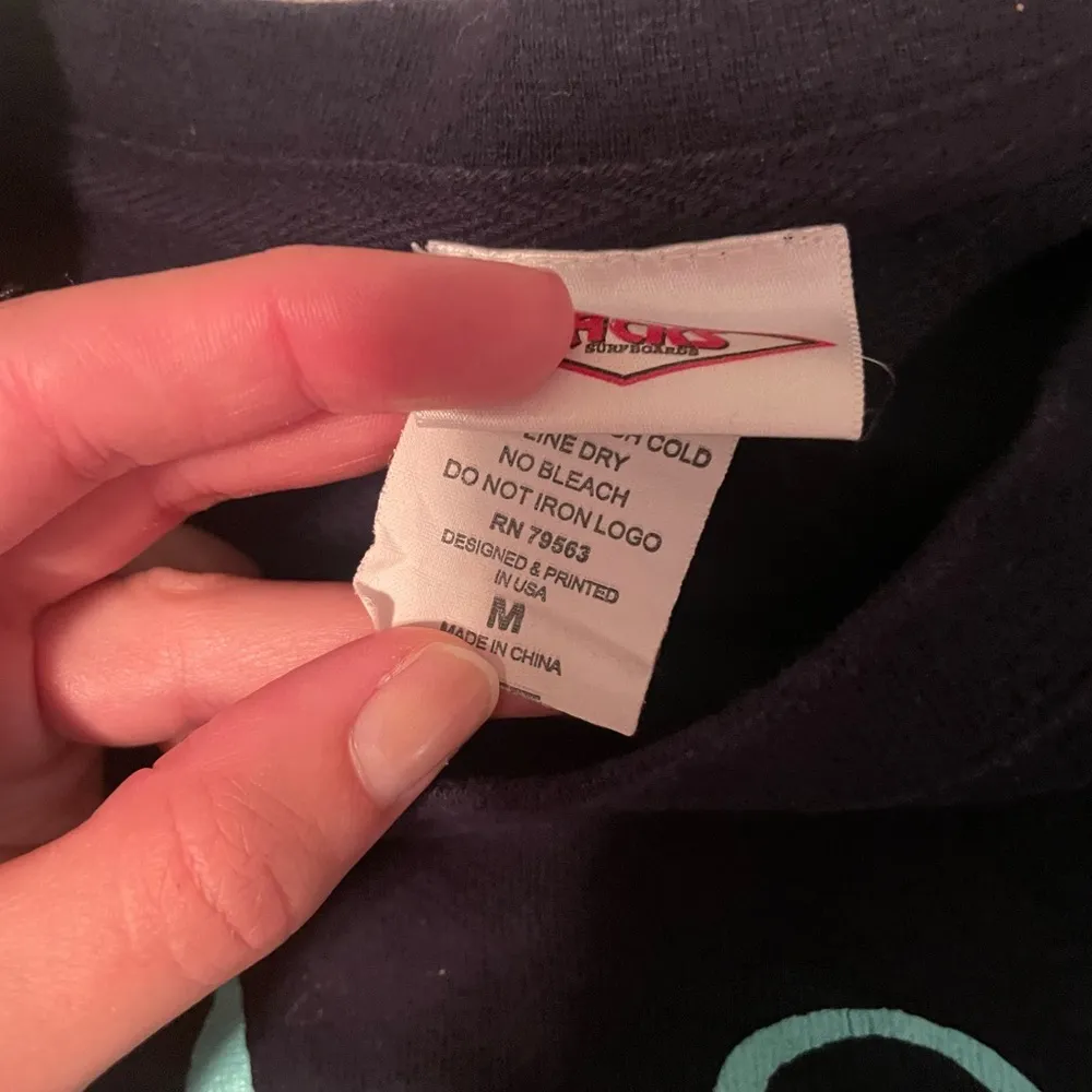 Jacks Surf Shack pullover Blue Size M - Image 3