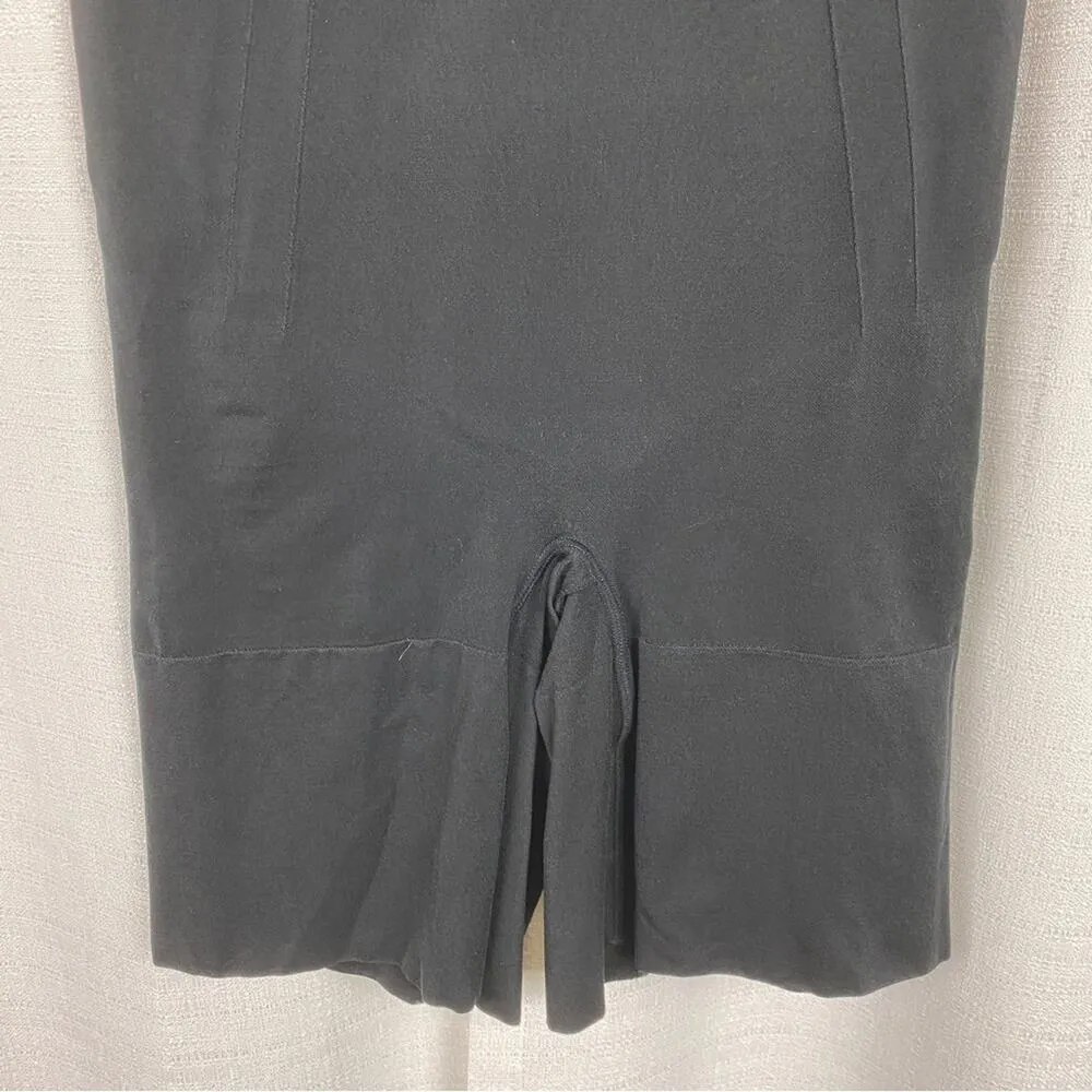 Spanx Black Smoothing Mid Thigh Shaping Short Shape Wear Sz.M - Image 4