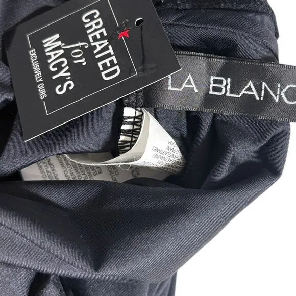 La Blanca $130 NWT Black Island Goddess Off Shoulder Ruffle One Piece S 4‎ - Image 5