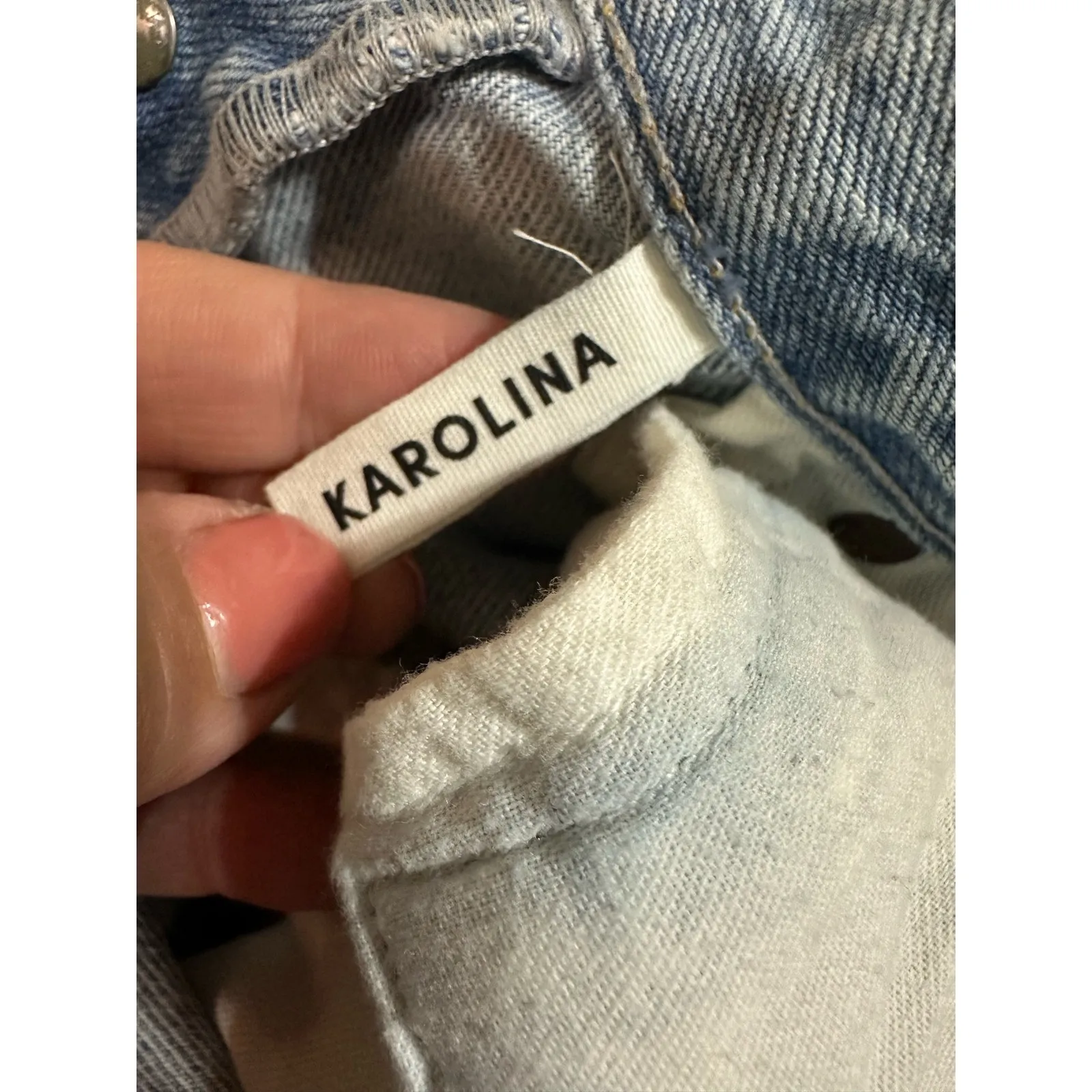 GRLFRND Skinny Jean 100% Cotton Karolina High Waist Button Fly - Image 3