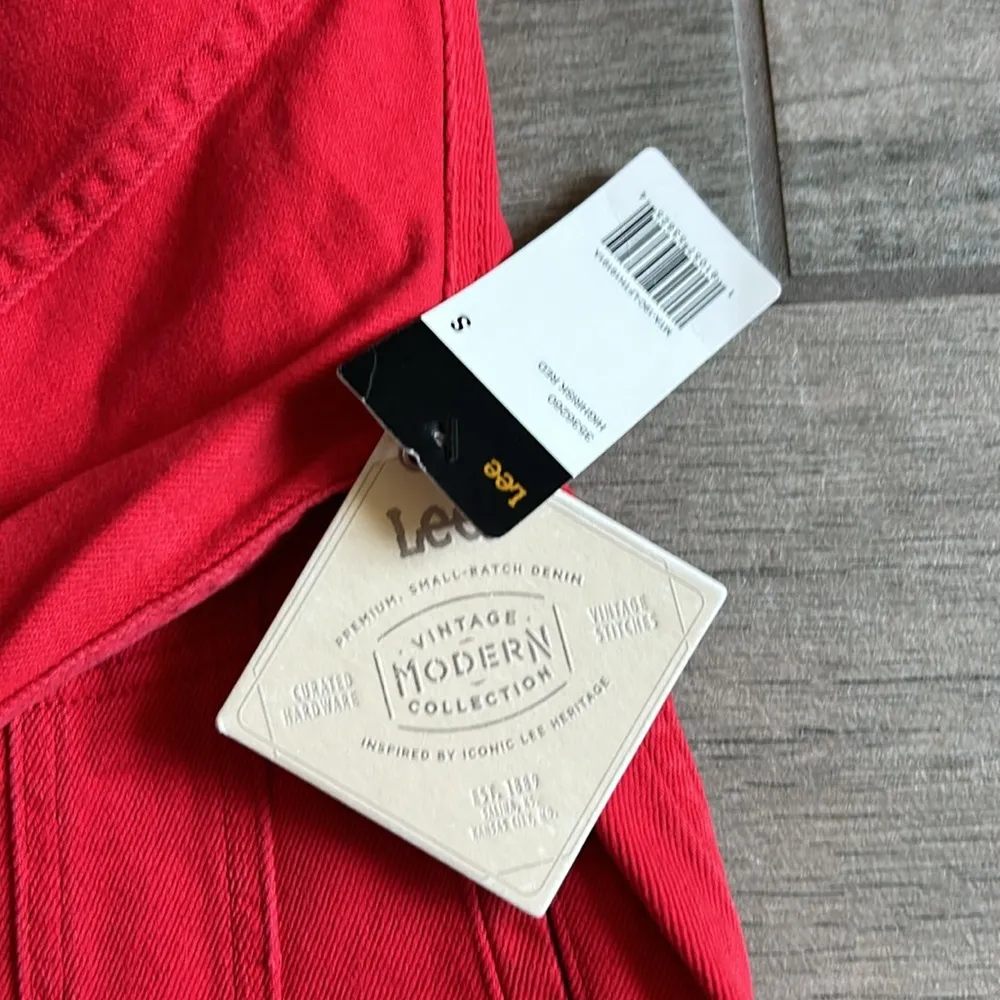 Lee vintage modern rider jacket in red - Image 5