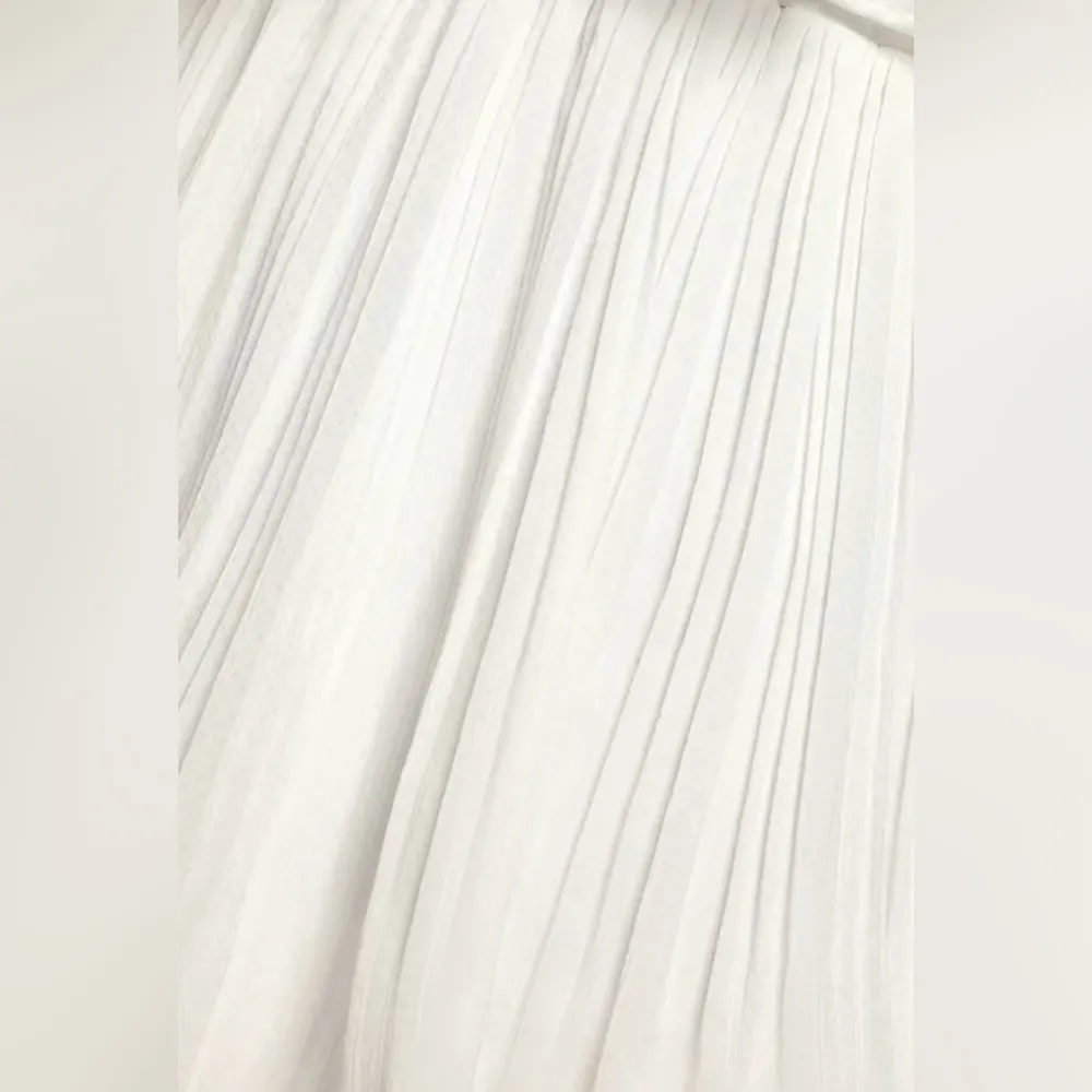 Lulu’s White Tiered Pleated Halter Midi Dress - Image 9