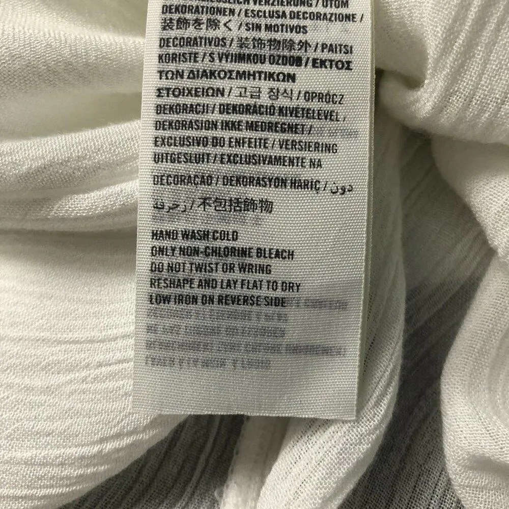 Hollister Embroidered Floral Peasant Womens Top XS Gauzy Fairy Chic Beach Flowy - Image 10