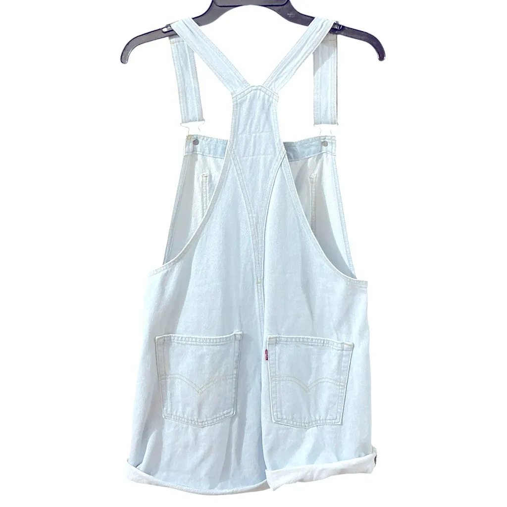 LEVI’S Vintage Denim Shortalls S Changing Expectations Light Wash $80 NWOT - Image 9