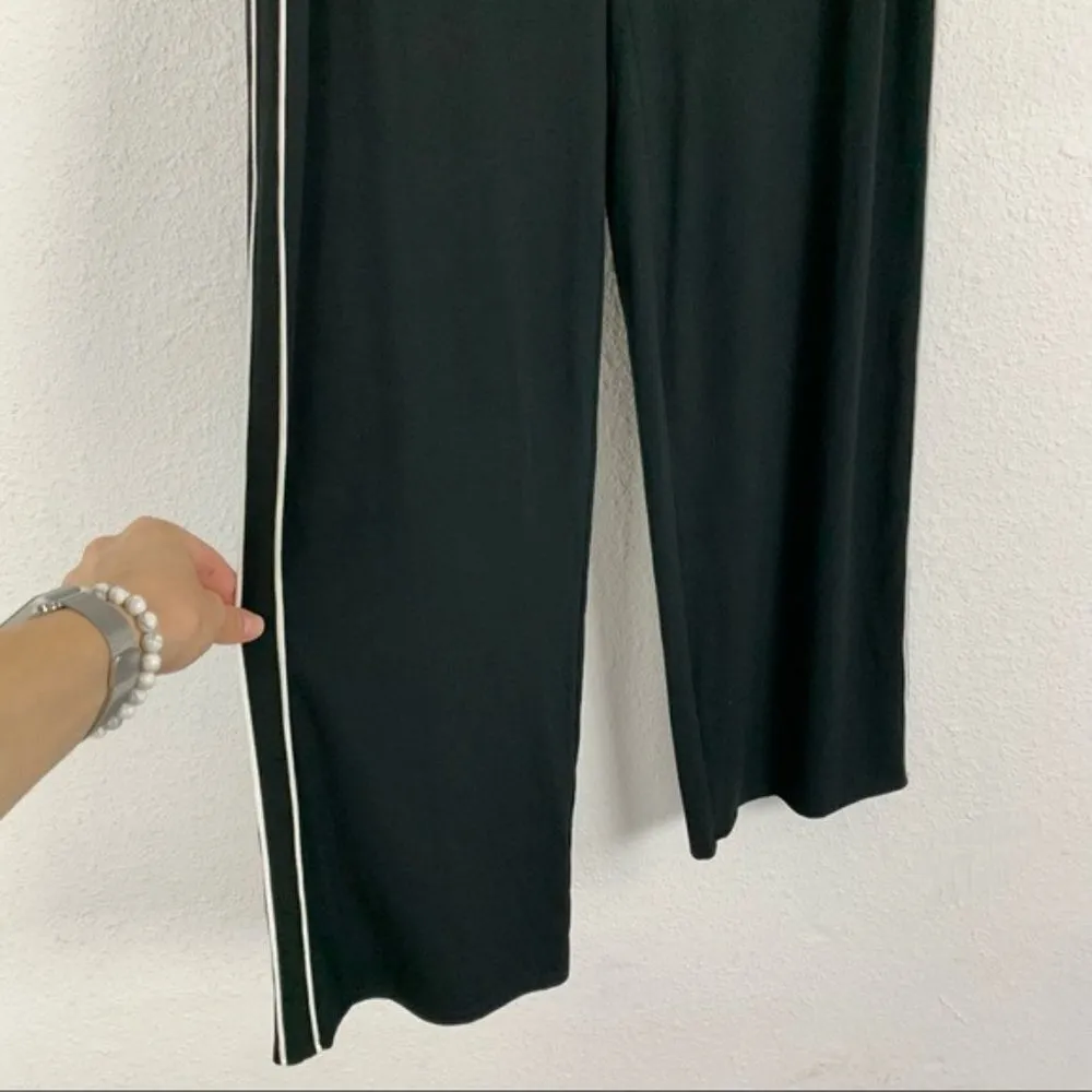 J. Jill‎ Full Leg Pull On Pants Track Pants Small Black - Image 3