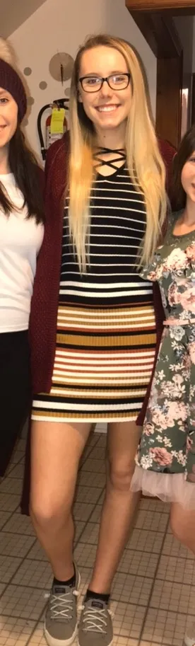 No Boundaries Multicolor Stripe Dress - Image 3