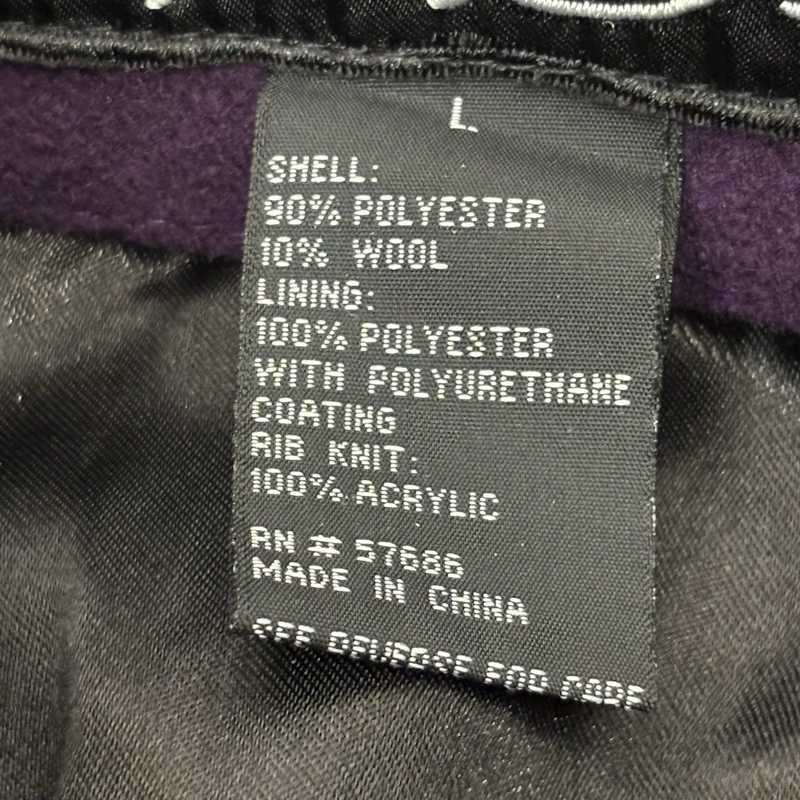 Me Jane Plum Peacoat Size Large Preppy Classic Chic - Image 7