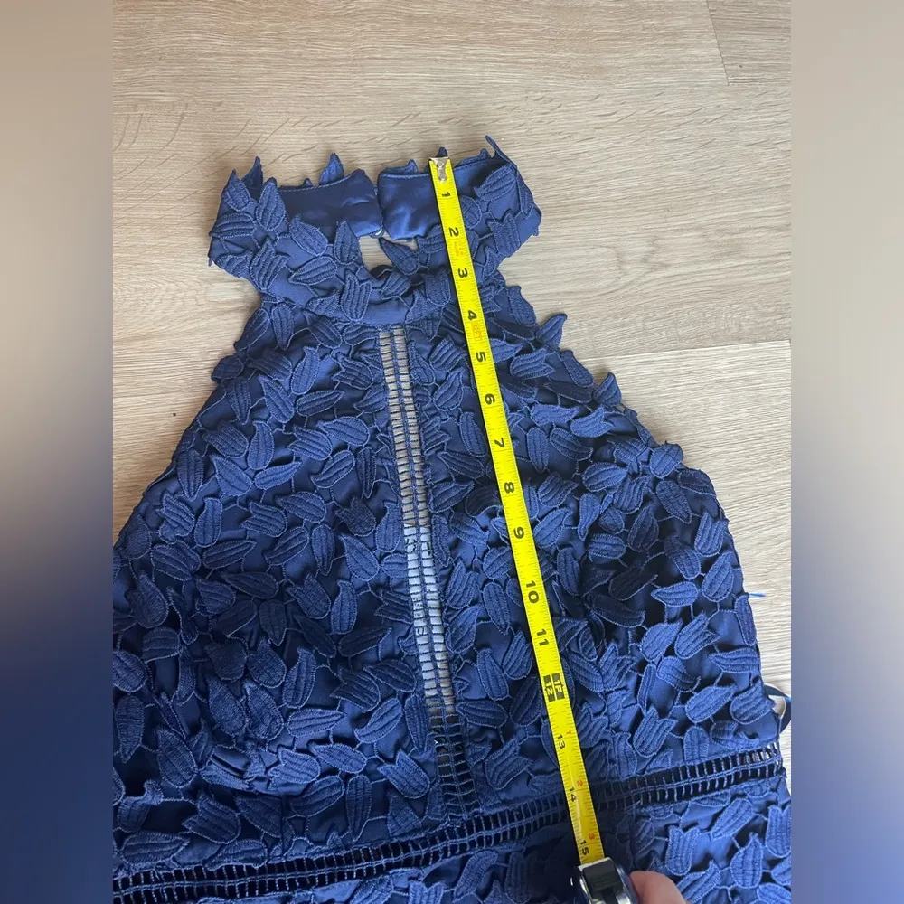 NWT Bardot Gemma Halter Mini Dress in Navy - Image 11